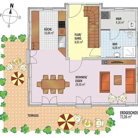Reet-hus Hanbutt In By Interhome Casa de Férias *